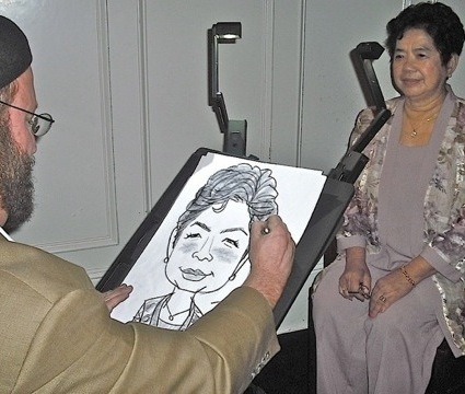 Caricature by Zach Trenholm