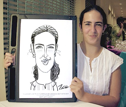 Caricature by Zach Trenholm
