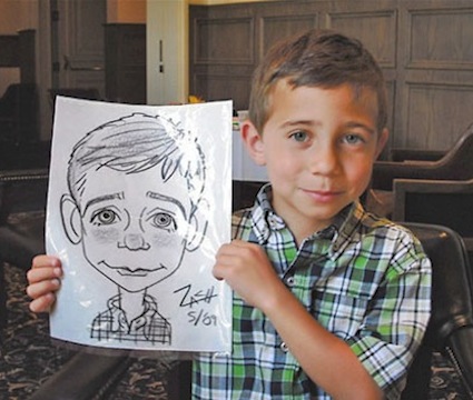 Caricature by Zach Trenholm