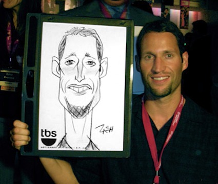 Caricature by Zach Trenholm