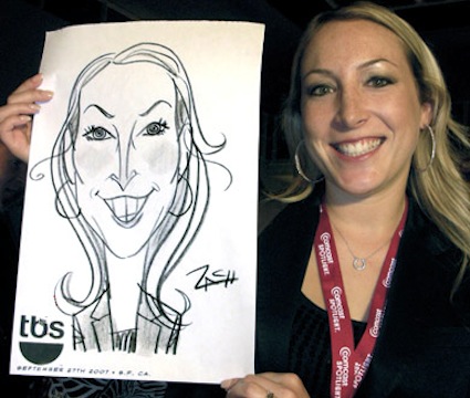 Caricature by Zach Trenholm
