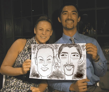 Caricature by Zach Trenholm
